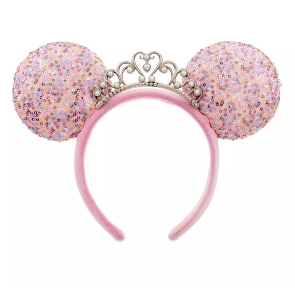 Disney Accessories - COPY - NWT BRAND NEW TO PARKS Disney Princess Sequined Ear Headband with Tiara